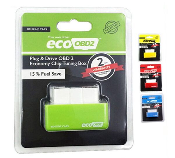 Enchufe y juego ECOOBD2 gasolina coche ahorro de combustible ECO OBD2 conductor