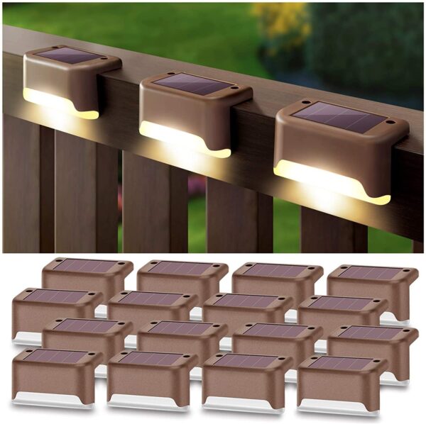 Solar Step Light Outdoor Garden Light Night Light LED Guide Light Ladder Stair Light Balcony Decoration Waterproof - Imagen 4