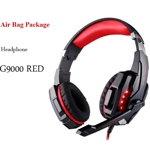 Wired Gaming Headset Headphones Surround Sound Deep Bass Stereo Casque Earphones With Microphone - Imagen 8