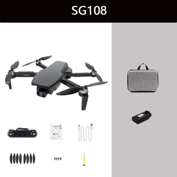 Folding Four-axis 4K High-definition Aerial Drone Remote Control Aircraft - Imagen 2