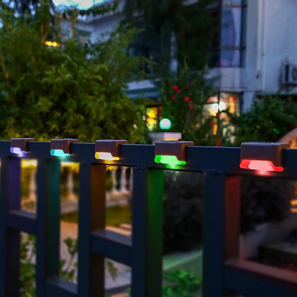 Solar Step Light Outdoor Garden Light Night Light LED Guide Light Ladder Stair Light Balcony Decoration Waterproof - Imagen 3