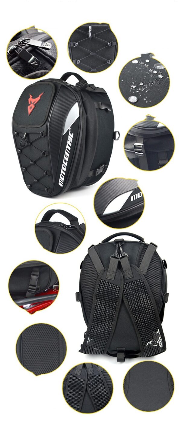 Motorcycle Rider's Large-capacity Tail Bag - Imagen 2